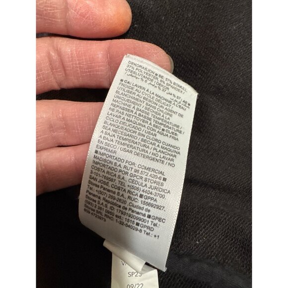 Athleta Retroterry Wrap Sweatshirt Womens Black Wrap Cardigan S Athletic Workout - Picture 11 of 12